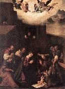MAZZOLINO, Ludovico Adoration of the Shepherds g Spain oil painting artist